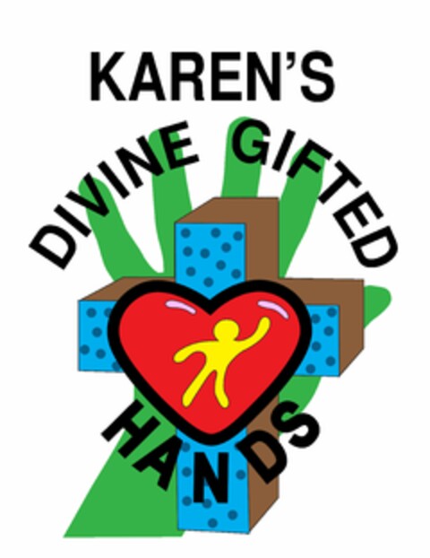 KAREN'S DIVINE GIFTED HANDS Logo (USPTO, 07/30/2014)