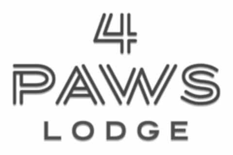 4 PAWS LODGE Logo (USPTO, 01.08.2014)