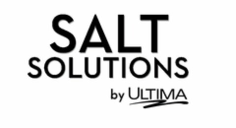 SALT SOLUTIONS BY ULTIMA Logo (USPTO, 22.09.2014)