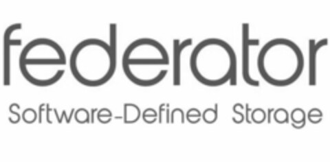 FEDERATOR SOFTWARE-DEFINED STORAGE Logo (USPTO, 26.09.2014)