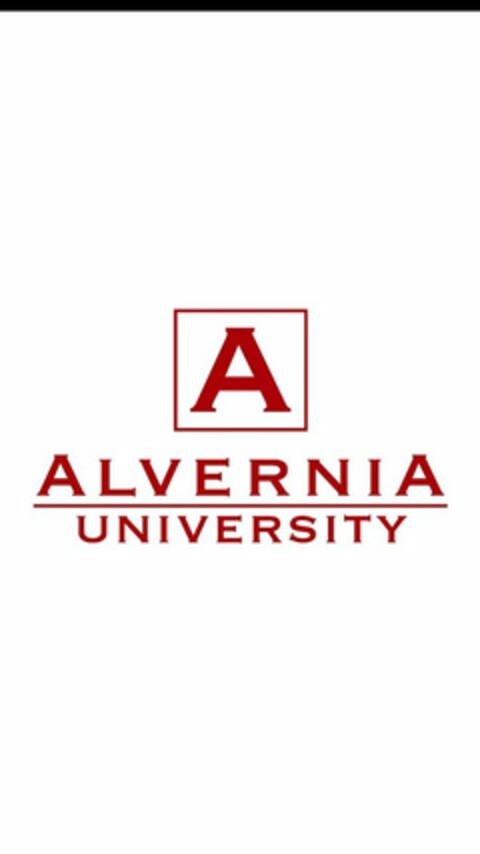 A ALVERNIA UNIVERSITY Logo (USPTO, 30.08.2015)