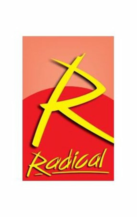 R RADICAL Logo (USPTO, 26.10.2015)