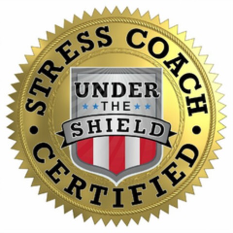 UNDER THE SHIELD CERTIFIED STRESS COACH Logo (USPTO, 10/27/2016)