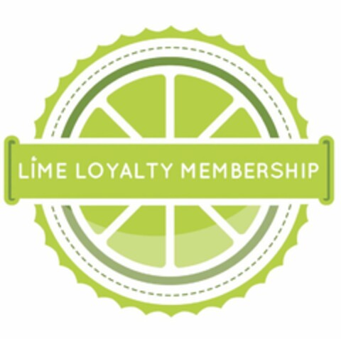 LIME LOYALTY MEMBERSHIP Logo (USPTO, 12/02/2016)