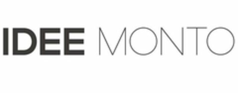 IDEE MONTO Logo (USPTO, 19.01.2018)