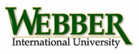 WEBBER INTERNATIONAL UNIVERSITY Logo (USPTO, 28.08.2018)