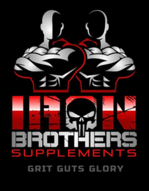 IRON BROTHERS SUPPLEMENTS GRIT GUTS GLORY Logo (USPTO, 08.10.2018)