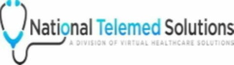 NATIONAL TELEMED SOLUTIONS A DIVISION OF VIRTUAL HEALTHCARE SOLUTIONS Logo (USPTO, 03/20/2019)