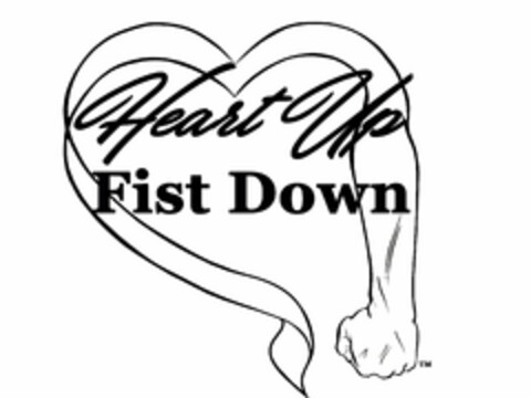 HEART UP FIST DOWN Logo (USPTO, 25.04.2019)