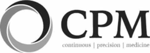 CPM CONTINUOUS PRECISION MEDICINE Logo (USPTO, 07/17/2019)