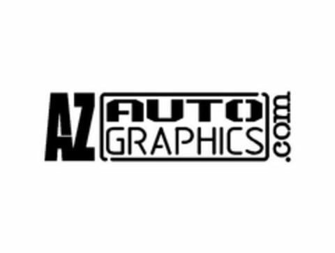 AZ AUTO GRAPHICS.COM Logo (USPTO, 19.12.2019)