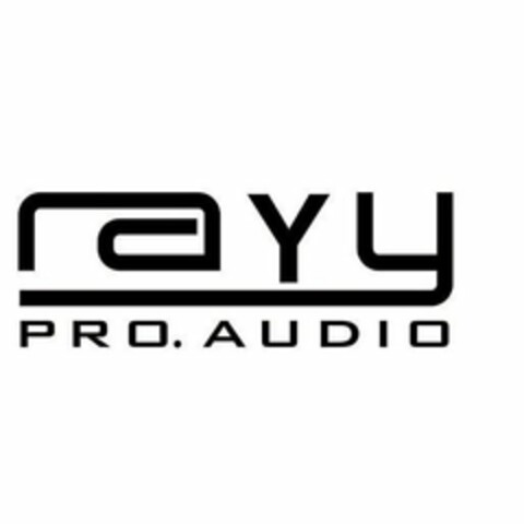 RAYY PRO. AUDIO Logo (USPTO, 11.03.2020)