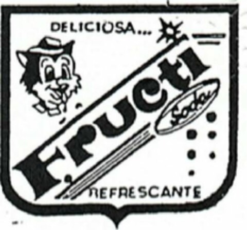 DELICIOSA FRUCTI SODA REFRESCANTE Logo (USPTO, 06/25/2020)