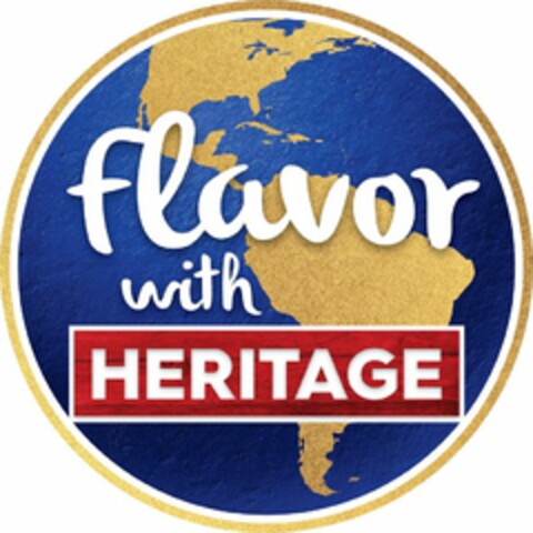 FLAVOR WITH HERITAGE Logo (USPTO, 31.07.2020)