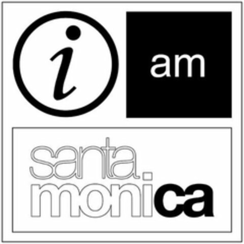 I AM SANTA MONICA Logo (USPTO, 01/23/2009)