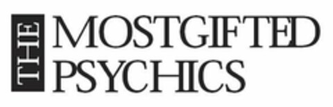 THE MOSTGIFTED PSYCHICS Logo (USPTO, 28.04.2009)