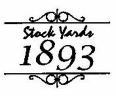STOCK YARDS 1893 Logo (USPTO, 26.05.2010)