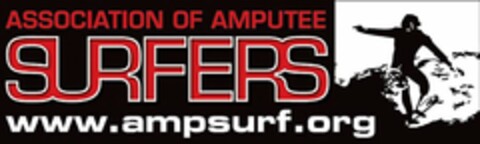 ASSOCIATION OF AMPUTEE SURFERS WWW.AMPSURF.ORG Logo (USPTO, 08.07.2010)