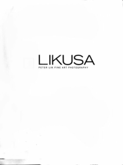 LIKUSA PETER LIK FINE ART PHOTOGRAPHY Logo (USPTO, 28.02.2011)