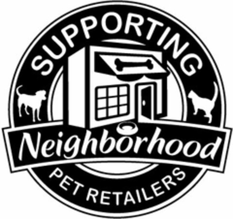 SUPPORTING NEIGHBORHOOD PET RETAILERS Logo (USPTO, 06.08.2012)