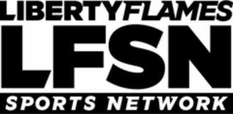 LIBERTY FLAMES LFSN SPORTS NETWORK Logo (USPTO, 10.12.2013)