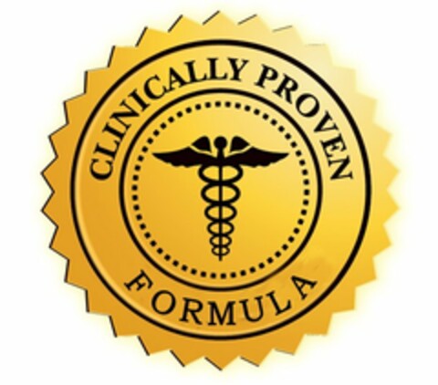 CLINICALLY PROVEN FORMULA Logo (USPTO, 03/20/2014)