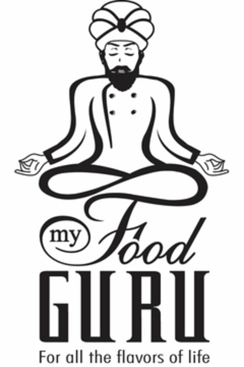 MY FOOD GURU FOR ALL THE FLAVORS OF LIFE Logo (USPTO, 18.08.2014)