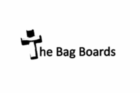 THE BAG BOARDS Logo (USPTO, 08/26/2014)