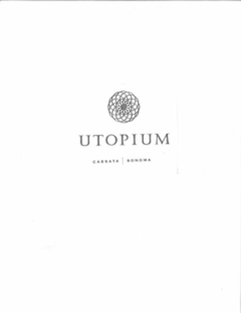 UTOPIUM CASSATA SONOMA Logo (USPTO, 28.10.2014)