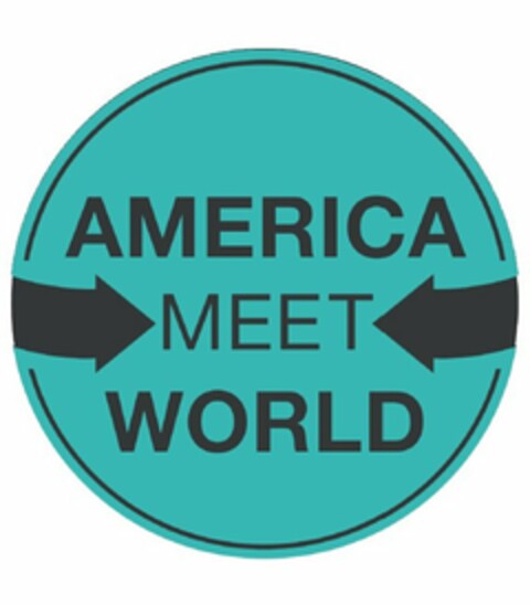 AMERICA MEET WORLD Logo (USPTO, 31.10.2014)