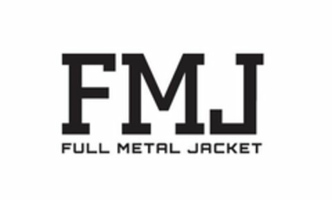 FMJ FULL METAL JACKET Logo (USPTO, 13.02.2015)