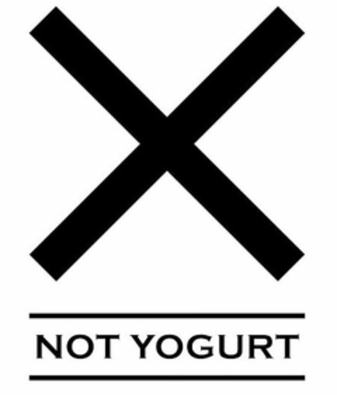 X NOT YOGURT Logo (USPTO, 08.11.2015)