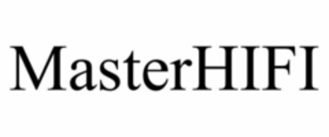 MASTERHIFI Logo (USPTO, 08/25/2016)