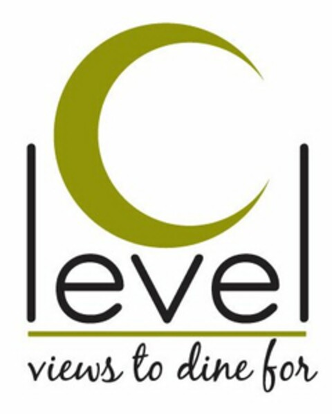 C LEVEL VIEWS TO DINE FOR Logo (USPTO, 08/31/2016)