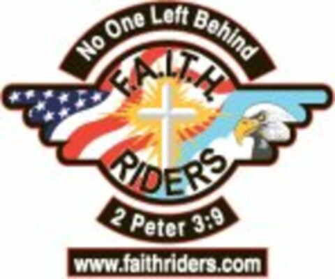 NO ONE LEFT BEHIND F.A.I.T.H. RIDERS 2 PETER 3:9 WWW.FAITHRIDERS.COM Logo (USPTO, 09/29/2016)