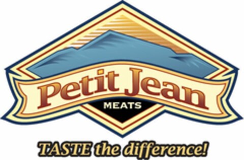 PETIT JEAN MEATS TASTE THE DIFFERENCE! Logo (USPTO, 02/15/2017)