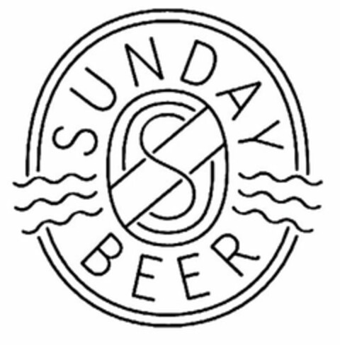 S SUNDAY S BEER Logo (USPTO, 08.03.2017)