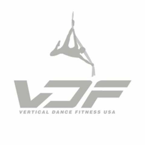 VDF VERTICAL DANCE FITNESS USA Logo (USPTO, 07.04.2017)