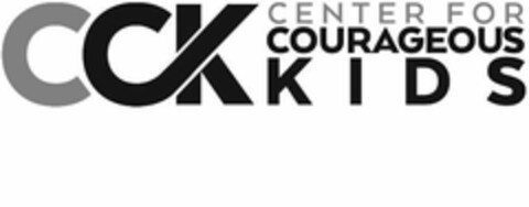 CCK CENTER FOR COURAGEOUS KIDS Logo (USPTO, 12.06.2017)