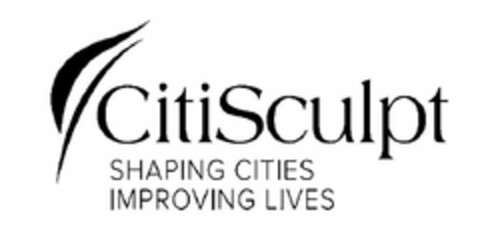 CITISCULPT SHAPING CITIES IMPROVING LIVES Logo (USPTO, 01/19/2018)