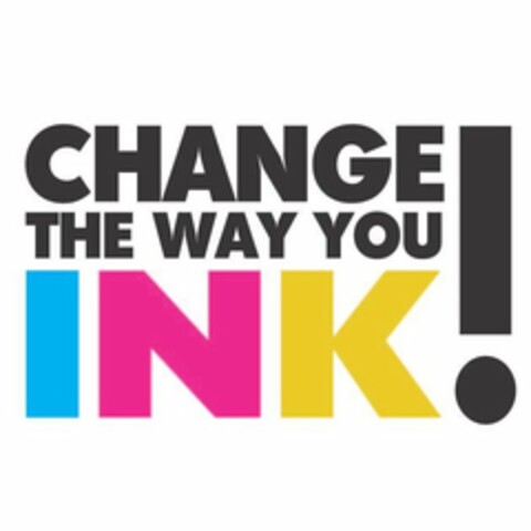 CHANGE THE WAY YOU INK! Logo (USPTO, 09.11.2018)