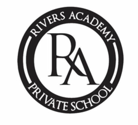 RA RIVERS ACADEMY PRIVATE SCHOOL Logo (USPTO, 05.12.2018)