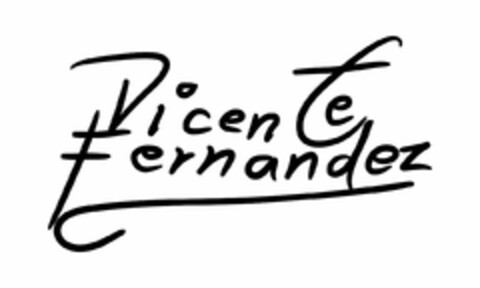 VICENTE FERNANDEZ Logo (USPTO, 07.05.2019)