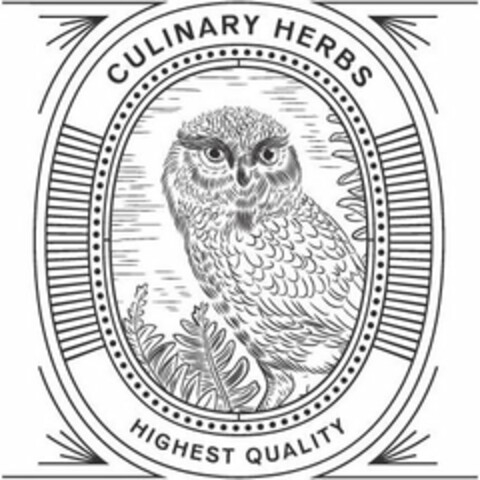 CULINARY HERBS HIGHEST QUALITY Logo (USPTO, 27.09.2019)