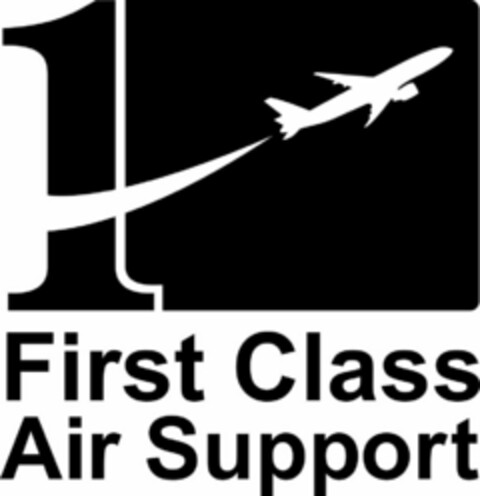 1 FIRST CLASS AIR SUPPORT Logo (USPTO, 03/02/2020)