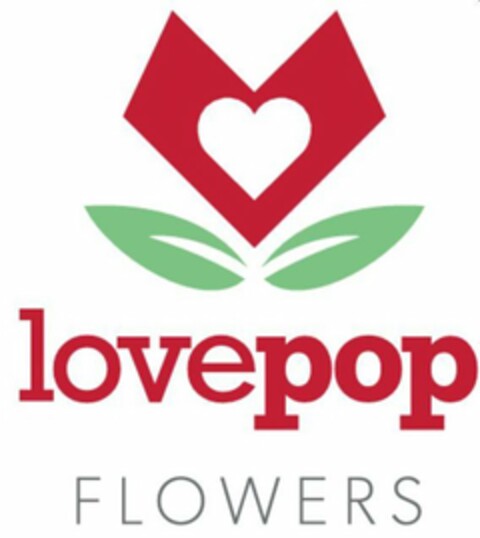 LOVEPOP FLOWERS Logo (USPTO, 05/27/2020)