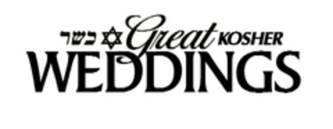 GREAT KOSHER WEDDINGS Logo (USPTO, 03.04.2009)