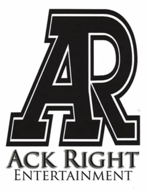 AR ACK RIGHT ENTERTAINMENT Logo (USPTO, 09.04.2010)