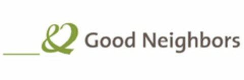 _ & GOOD NEIGHBORS Logo (USPTO, 09/12/2011)