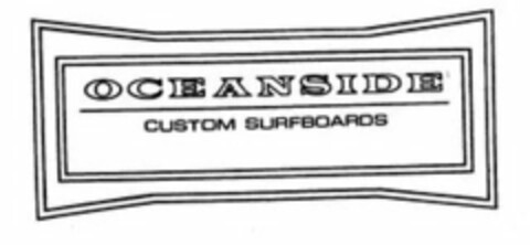 OCEANSIDE CUSTOM SURFBOARDS Logo (USPTO, 15.10.2014)